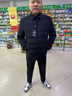 沙馳（SATCHI）男裝男士羽絨服秋冬新款翻領(lǐng)鴨絨保暖面包服外套厚【大朵鴨絨】 藏青 2XL (54) 曬單實(shí)拍圖