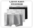 Calvin KleinCK 男士棉質(zhì)平角內褲 3條套裝 LV00NB4389 MP1黑/灰/白  L 曬單實(shí)拍圖