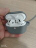 ESCASE適用airpods四代保護套airpods4保護套蘋(píng)果無(wú)線(xiàn)藍牙耳機防摔防塵硅膠男女防污耐磨灰色+掛繩 曬單實(shí)拍圖