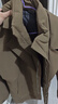 HECHTER【三防】男士立領(lǐng)風(fēng)衣式中長(cháng)款羽絨服保暖舒適85%白鴨絨外套高端 卡其色 XL (52) 曬單實(shí)拍圖