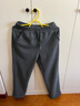 羅蒙（ROMON）運動(dòng)褲女春秋款直筒褲子2025冬季新款休閑加絨衛褲中年媽媽棉長(cháng)褲 深灰色(加絨加厚款) L 建議115-130斤 曬單實(shí)拍圖
