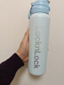 樂(lè )扣樂(lè )扣吸管保溫杯成人大容量1000ml水杯直飲杯316不銹鋼雙飲杯子熱水瓶 曬單實(shí)拍圖