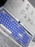 羅技（Logitech）K98M客制化機械鍵盤(pán) 無(wú)線(xiàn)藍牙鍵盤(pán)雙模mac ipad鍵盤(pán)98鍵電腦電競游戲辦公鍵盤(pán)AI 熱插拔 K98M藍紫色-卡皮巴拉 曬單實(shí)拍圖