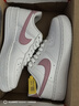 耐克NIKE緩震板鞋女空軍一號 AIR FORCE 1 運動(dòng)鞋 DC9486-111白35.5 曬單實(shí)拍圖