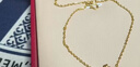 潮宏基 水波鏈黃金項鏈女士足金素鏈時(shí)尚百搭送女友新年禮物 計價(jià)W 約3.3g 鏈約42cm 曬單實(shí)拍圖