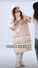 鴨鴨羽絨服女2025冬季新品過(guò)膝中長(cháng)款連帽時(shí)尚高克重鴨絨厚外套A 粉紅色 L 曬單實(shí)拍圖