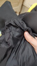 坦博爾羽絨服女士短款可脫卸帽秋冬廓形保暖厚外套5520350Z 黑色170 曬單實(shí)拍圖