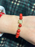 紀思梵輕奢朱砂手串本命年飾品手鏈女新年生日禮物紀念日送女友老婆高級 生肖本命年【其他生肖備注】 曬單實(shí)拍圖