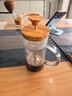 MAVO 法壓壺 咖啡壺橄欖木 咖啡過(guò)濾杯器具 茶壺家用法式壓杯壺 350ml（1-2人份） 曬單實(shí)拍圖