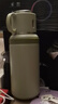 [年末低價(jià)沖量]2025新款高顏值帶杯蓋女士泡茶不銹鋼保溫杯 綠色【600ml時(shí)尚保溫杯】 曬單實(shí)拍圖