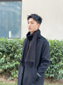 恒源祥100%純山羊絨圍巾男士秋冬季保暖加厚男生圍脖送父親實(shí)用生日禮物 曬單實(shí)拍圖