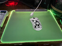 雷蛇（Razer）烈焰神蟲(chóng)V2專(zhuān)業(yè)版鼠標墊 RGB幻彩 微蝕刻細致紋理 防滑橡膠底面 電競游戲 USB端口 幻影白 曬單實(shí)拍圖