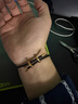 蕭柏米恩可調節手鏈繩本命年男女情侶款可串珠牛皮繩鋼絲繩穿轉運珠的手繩 曬單實(shí)拍圖