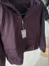 短款外套女春秋款休閑沖風(fēng)衣韓版寬松雙層夾克連帽時(shí)尚大口袋上衣 紫色 L 建議110--120斤 曬單實(shí)拍圖