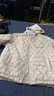 輕薄棉服女短款2026新款冬季連帽棉襖小個(gè)子時(shí)尚菱格棉衣氣質(zhì)外套 米白色 XL 【建議108-120斤】 曬單實(shí)拍圖