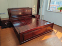 檀永林 紅木家具印尼黑酸枝 (學(xué)名:闊葉黃檀）實(shí)木床中式大床雙人床 大床預付訂金-付清尾款發(fā)貨 曬單實(shí)拍圖