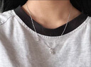 禮盼S999足銀胖坨福牌項鏈純銀簡(jiǎn)約鎖骨鏈精美禮盒裝送女友生日禮物 【公主請發(fā)財禮盒】胖坨福牌項鏈 曬單實(shí)拍圖