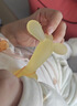 beedoll蓓兜嬰兒牙膠磨牙棒口欲期兔兔牙膠咬咬樂(lè )玩具硅膠4月齡+青檸黃 曬單實(shí)拍圖