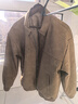 頂峰保羅（Dingfengbaoluo）美式PU皮夾克男秋冬季加絨加厚寬松高級保暖皮衣外套XHR72棕色L 曬單實(shí)拍圖