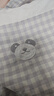 良良嬰兒涼席兒童苧麻寶寶夏季空調房床單幼兒園午睡席（抑菌防螨） （120*65CM）苧麻款-小萌熊-灰 曬單實(shí)拍圖