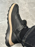 百麗（Belle）套腳休閑鞋男鞋新款冬季商場(chǎng)同款厚底工裝鞋8WR01DM5 黑色-單里 41 (255mm) 曬單實(shí)拍圖