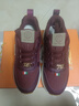 BOSIVAESACR 波斯瓦薩奇官方【男女同款】皮面加絨休閑小白鞋女2025秋冬款新款跑步輕便男 酒紅色【禮盒包裝-專(zhuān)柜】 37 曬單實(shí)拍圖
