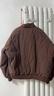 蕉下（beneunder）氣絨夾克外套新款飛行員氣絨服女菱格美式保暖似羽絨夾棉棉服 秋巖棕 25NEW L 曬單實(shí)拍圖