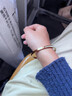 輕奢小眾高級感金色鈦鋼手鐲女素圈手鐲手鏈不色潮飾品跨境 玫瑰金-滿(mǎn)天星手鐲 曬單實(shí)拍圖