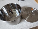 萊柏頓316L不銹鋼儲物盆家用帶蓋儲油盆湯碗菜盆料理盆冰箱收納盒裝油碗 18cm【加高款高12cm】?jì)ξ锱?1個(gè) 曬單實(shí)拍圖