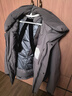 蕉下（beneunder）羽絨服男士2025年最新款硬殼沖鋒外套派克衣服工裝HD112石墨灰3XL 曬單實(shí)拍圖