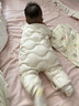 G.duck童裝2025嬰幼兒羽絨背帶褲男女童小寶寶輕薄三防保暖連體外穿 白色 90 cm 曬單實(shí)拍圖