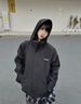 川崎（KAWASAKI）戶(hù)外運動(dòng)三合一可拆卸保暖內膽暴雨級防風(fēng)防水耐刮耐磨沖鋒衣 黑色 XS 曬單實(shí)拍圖