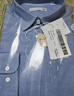 HLA海瀾之家襯衫秋輕商務(wù)經(jīng)典系列純棉大碼襯衣男 淺藍67 L 175/96A 推薦149~160斤 曬單實(shí)拍圖