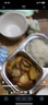 智宙保溫飯盒可加熱充電的304不銹鋼兒童恒溫飯盒上班族熱菜分格保溫220V便攜出行餐盒 1.2L 清新綠【304不銹鋼內膽】 曬單實(shí)拍圖