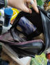 簡(jiǎn)木格雙肩包男士背包休閑大容量旅行電腦包韓版高中學(xué)生書(shū)包潮流皮包 黑色雙肩皮包 曬單實(shí)拍圖