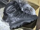 KUNY出口俄軍作戰訓練靴高幫防水徒步登山靴山地戰術(shù)靴沙漠靴騎 黑色 40 曬單實(shí)拍圖