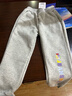真維斯女童褲子春秋裝2025新款中大童秋冬季加絨衛褲女孩兒童休閑長(cháng)褲潮 【加絨保暖】灰色/蠟筆兔 120 曬單實(shí)拍圖