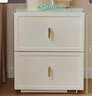 全友家居  法式奶油風(fēng)床頭柜臥室收納儲物柜落地靠墻柜子床邊柜家具 曬單實(shí)拍圖