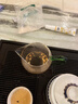 容山堂禾器玻璃公道杯帶茶漏耐熱公杯泡茶分茶器茶海高檔功夫茶具配件 禾器玻璃晶彩翊口茶海-翠綠大號 曬單實(shí)拍圖