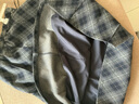 熱風(fēng)女士格紋半身裙冬季新款松緊腰高腰文藝復古顯瘦半裙 35蘭格子 S 曬單實(shí)拍圖