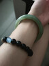 普陀山隱徑綠檀木黑曜石手串海藍寶五行喜用水木水晶手鏈男女飾品 【師傅指導】黑曜石綠檀木手鏈8mm 曬單實(shí)拍圖