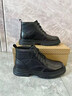 七匹狼馬丁靴男款夏季真皮高幫男鞋英倫風(fēng)復古休閑皮鞋戶(hù)外作戰工裝靴 黑色（加絨款） 41 （尺碼偏大） 曬單實(shí)拍圖