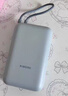 小米（MI）【3C認證】小米充電寶移動(dòng)電源 10000  自帶線(xiàn)雙向快充口袋版 電源 灰藍色可上飛機/火車(chē) 曬單實(shí)拍圖