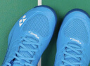 尤尼克斯（YONEX）網(wǎng)球鞋男女透氣新款舒適型動(dòng)力墊減震包裹防滑耐磨專(zhuān)業(yè)運動(dòng)鞋 男款 SHTTGCEX 藍藏青 40.5 曬單實(shí)拍圖