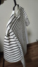 優(yōu)衣庫女裝AIRism棉混紡條紋T恤/短袖26春夏新款483537 01 乳白色 M 曬單實(shí)拍圖