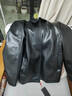 皮爾卡丹【頭層綿羊皮】皮衣男秋冬商務(wù)休閑通勤百搭真皮翻領(lǐng)合身挺括外套 曬單實(shí)拍圖