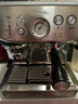 鉑富（Breville）BES876 半自動(dòng)咖啡機 家用意式 研磨奶泡一體式 智能輔助壓粉系統 大容量水箱 25擋研磨 鍛光銀 曬單實(shí)拍圖