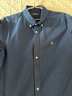 哈吉斯（HAZZYS）男裝 秋款純棉男士襯衣外穿牛仔長(cháng)袖襯衫男ASCZK1CCX44 深藍色DL L （175/96A 48） 曬單實(shí)拍圖