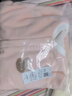 嬰兒加絨加厚套裝開(kāi)衫秋裝分體男女寶寶秋冬衣服一體絨保暖兩件套 拼粉 73 (身高65-70CM) 曬單實(shí)拍圖