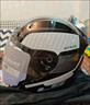 LS2夏季摩托車(chē)半盔大碼男女士通勤電動(dòng)車(chē)頭盔踏板四分之三盔OF608 黑/灰線(xiàn)條 2XL(建議59-60頭圍) 曬單實(shí)拍圖